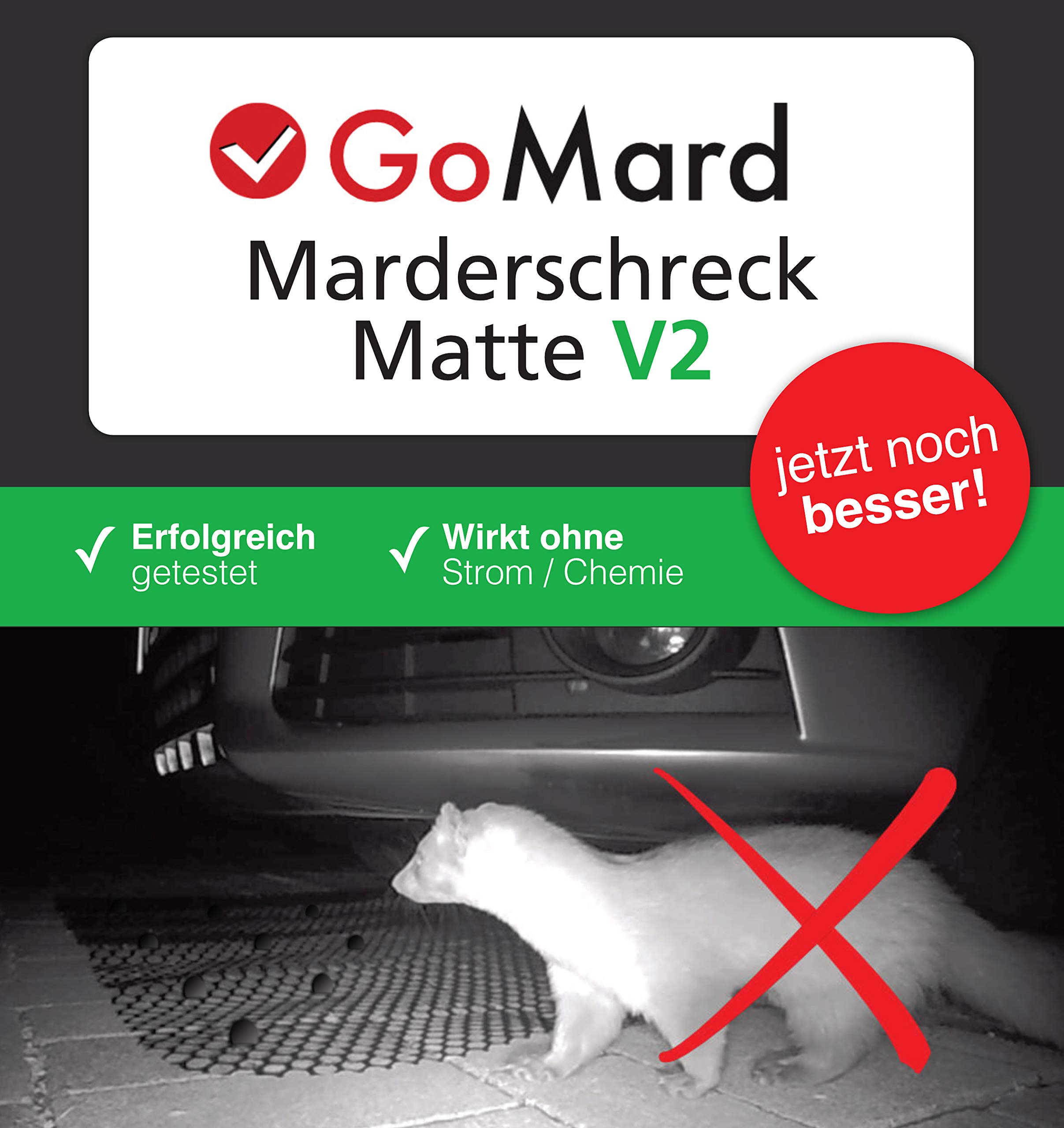 GoMard MARDERSCHRECK V2 ✓ Auto Marderschutz-Matte