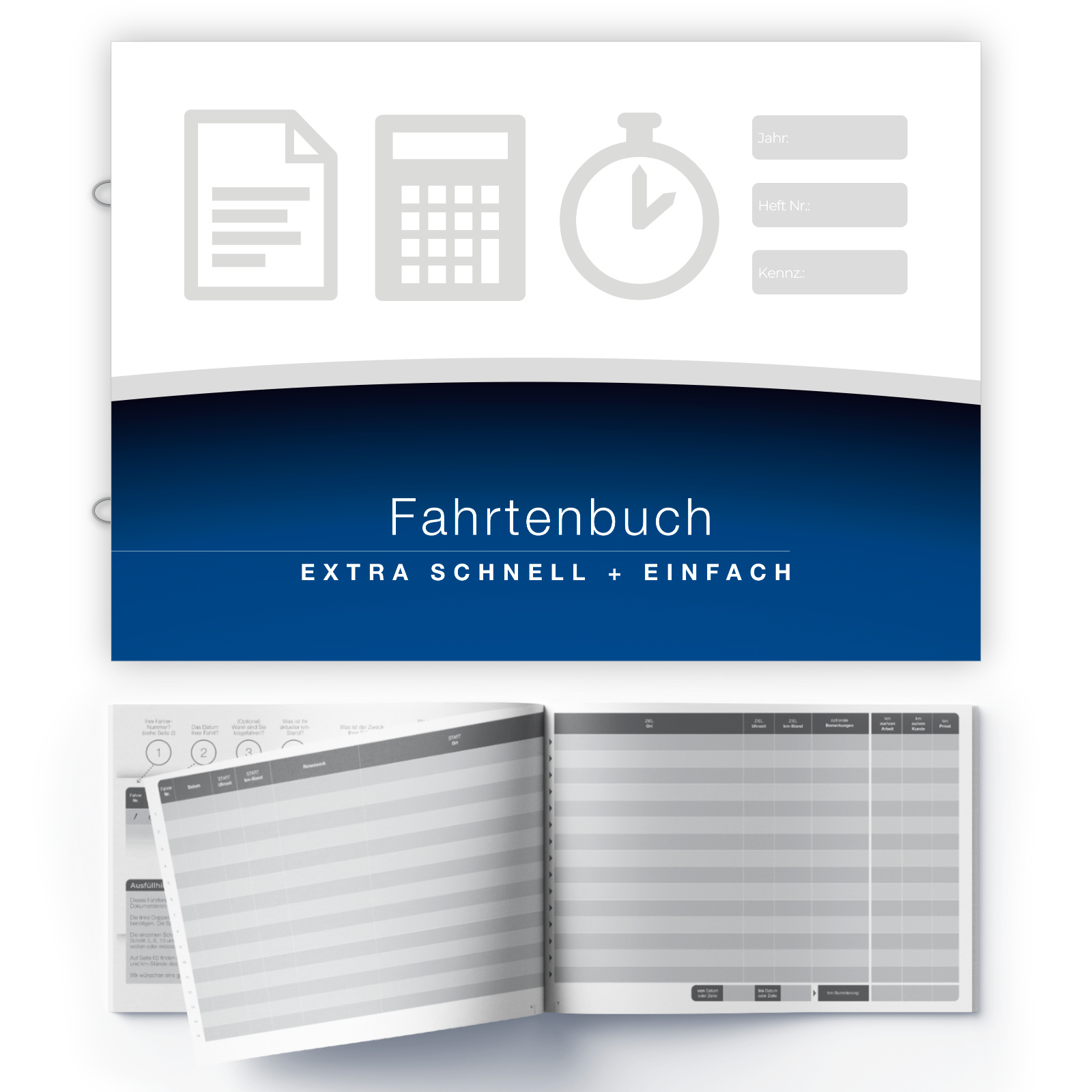 Lobsing Fahrtenbuch - EXTRA SCHNELL UND EINFACH 